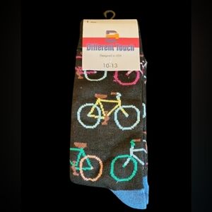 Men's Bicycle Pattern Novelty Socks